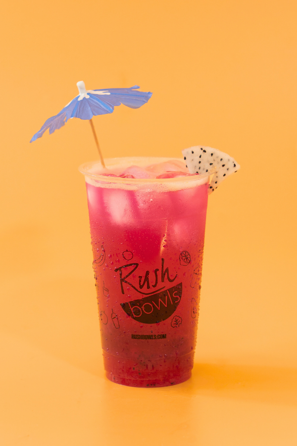 Rush Bowls Fishers The Mango Dragon Fruit Rush Reviver